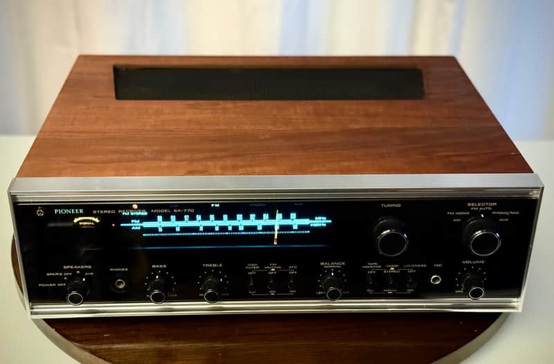 Ampli Tuner Vintage Pioneer SX-770 – Stéréo FM/AM – Fabriqué Au Japon – Très Bon État