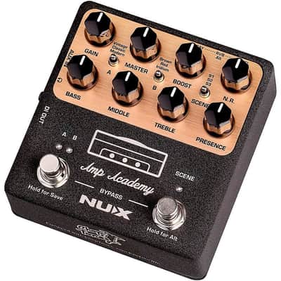 NUX Amp Academy Amp Modeler, IR Loader and Effects Pedal Regular Black image 2
