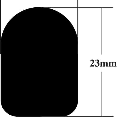Saxophone Sax Mouthpiece Cushions Patches Pads,2 Packs 0.8mm Black & Clear(16 pieces) image 2