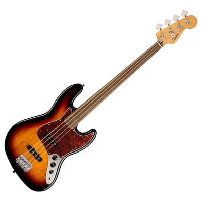 SQUIER - Classic Vibe 60s Jazz Bass FR Fretless LF 3-Color Sunburst 0374531500 image 3
