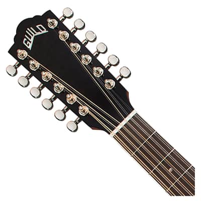 Guild F-2512E Deluxe Rosewood Archback 12-String A/E Guitar - Natural - B-Stock image 4