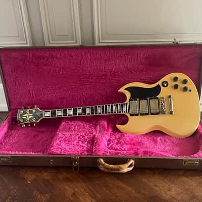 Gibson SG custom 1975 - Polaris white - 100% original - No break image 5