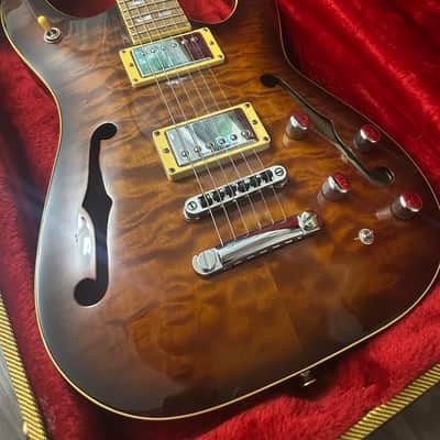Schecter Diamond Series C-1 E/A 2000s - Dark Vintage Sunburst w/ Tweed Case image 1
