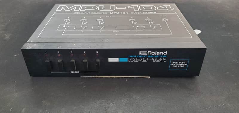 Roland MPU-104 Midi Input Selector 90's image 1