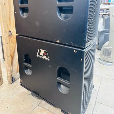 EAW LA118 18" Subwoofers – PAIR - with 2 Dollies - Tested & Working #7 & 8 image 10