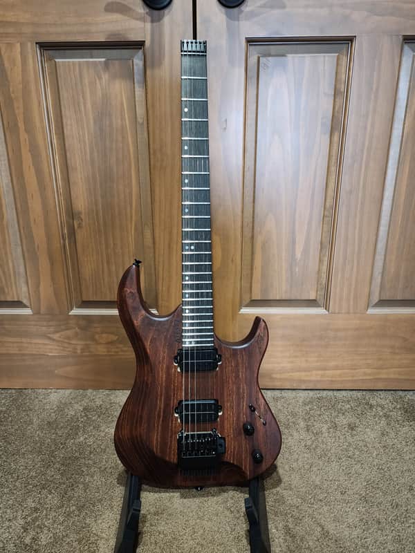 Kiesel Osiris Headless Electric Guitar USA 2021 - Lava Stain image 1