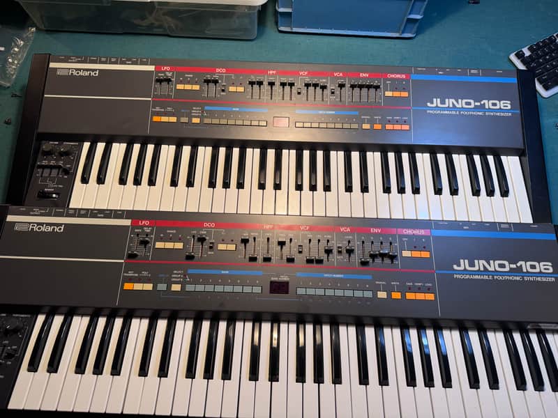 Roland Juno-106 fully refurbished and restored by Electronic Innovations, incredible physical condition image 1