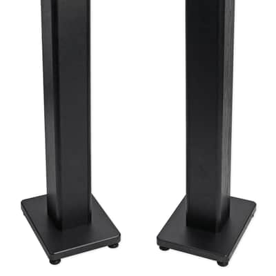 (2) Rockville 36” Studio Monitor Speaker Stands For ADAM Audio S5V Monitors image 2