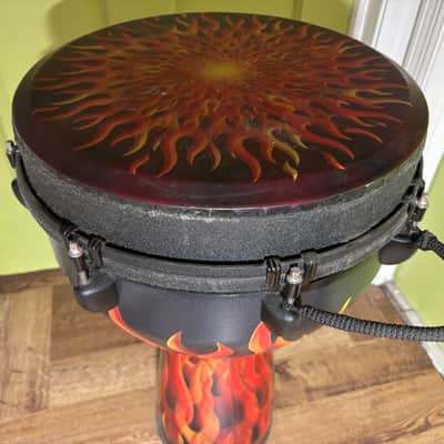 Remo-Djembe Mondo 14" Flames Skyndeep - Flame image 3