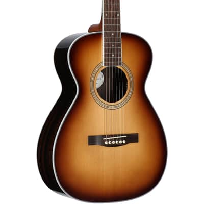 Guild M-260E Deluxe Concert Acoustic-Electric Guitar, Edge Burst image 1