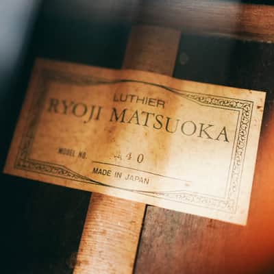 1970s Ryoji Matsuoka M40 – Handcrafted in Japan| Solid Top | Low Action | Hard Case  | Vintage Classical Tone image 1