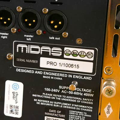Midas PRO1 48-Channel Digital Audio Mixing Console CG01Z2S *ASK FOR SHIPPING* image 11