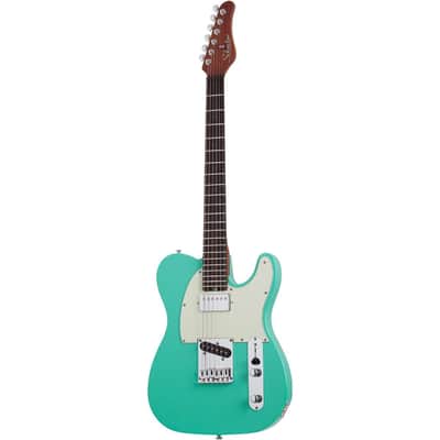 Schecter Nick Johnson Signature PT Solid Body Electric Guitar (Atomic Green) image 2