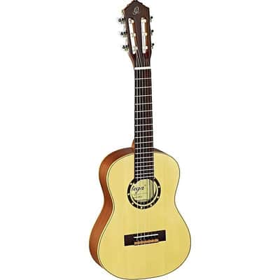 Ortega Guitars R121-1/4 Family Series 1/4 Sized Nylon 6-String Acoustic Guitar w/ Video Link image 1