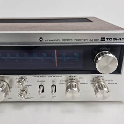 Toshiba SA-304 - Four Channel AM/FM Receiver - Cleaned and lubed image 4
