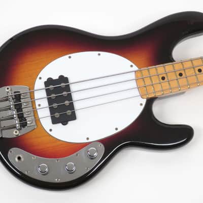 1976 Music Man Stingray Bass - Sunburst - First Year Model - White Pickguard & Epoxy Pre Amp image 6