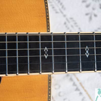 1977 Yamaha L-8 Dreadnought Acoustic - Natural - Luxury Series - Premium Quality Japan Mojo - Pro Set Up w Perfect frets/Action/Intonation! image 11