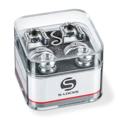 Schaller 445 S-Locks Security Strap Locks, Nickel image 1