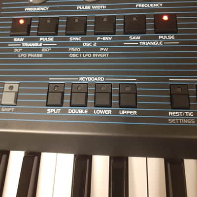 Behringer UB-Xa 16-Voice 61-Key Synthesizer 2023 - Present - Blue with Wood Sides image 9