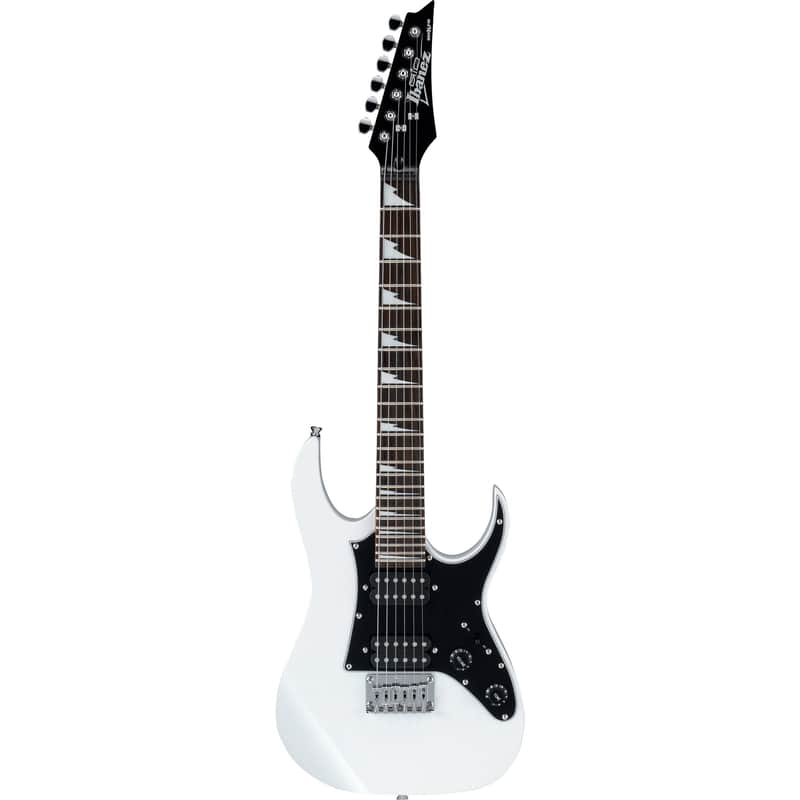 Ibanez GRGM21WH GIO RG miKro Guitar - White image 1