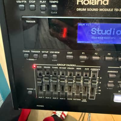Roland TD-30K V-Drum Kit with Mesh Pads 2010s - Black image 5