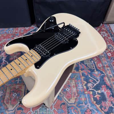 1985 Fender Boxer Stratocaster Model ST-555 w/System I Trem - Vintage White image 13