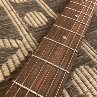 1800’s Era No-Name Mini Travel Guitar Round Body W/Pyramid Bridge Late 1800’s - Real Relic image 8