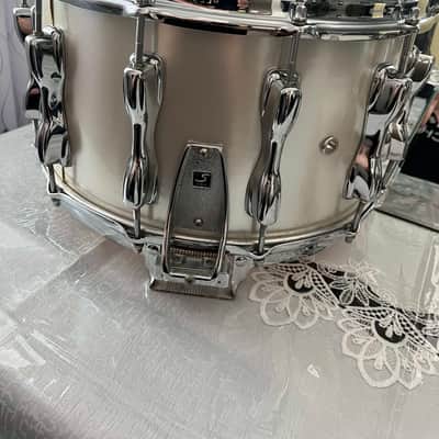 Slingerland Magnum 1983 - Silver Mist 8X14 Snare Drum 12 Lug Near Mint Condition! image 22