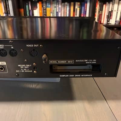 Akai S612 MIDI Digital Sampler 1985 - Black image 7