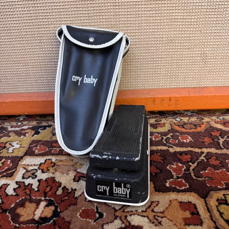 Vintage 1970s Jen Cry Baby Crybaby Super Italy Red Fasel Wah Wah