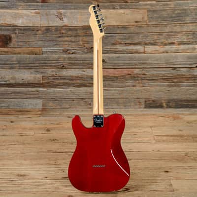 Fender American Deluxe Telecaster Crimson Red Transparent 2000 image 5