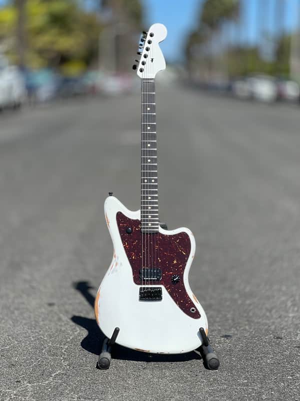 Warmoth Custom Jazzmaster 2023 - Olympic White (Relic) image 1