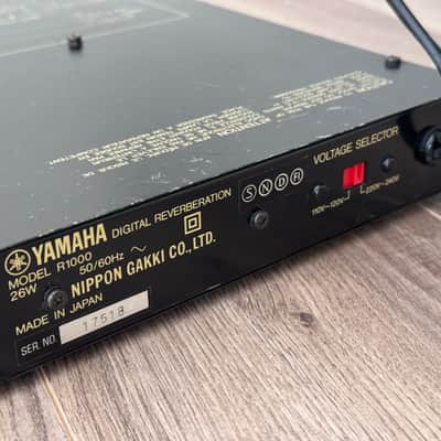Yamaha R1000 Digital Reverberation 1980s - Black image 14