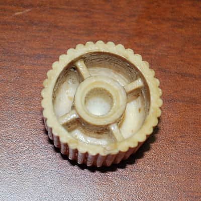 1959 Vintage Harmony Kay Silvertone Truetone Old Kraftsman Airline Cupcake Elec Guitar Knob image 5