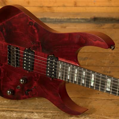 Ibanez RGT1221PB RG Series Premium - Ebony - Stained Wine Red Low Gloss image 5