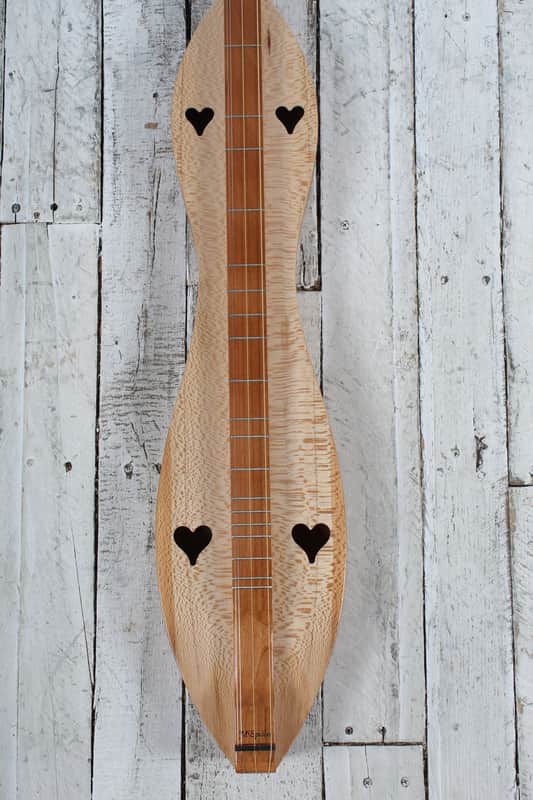 McSpadden 4 String Baritone Flathead Hourglass Dulcimer with Gig Bag image 1