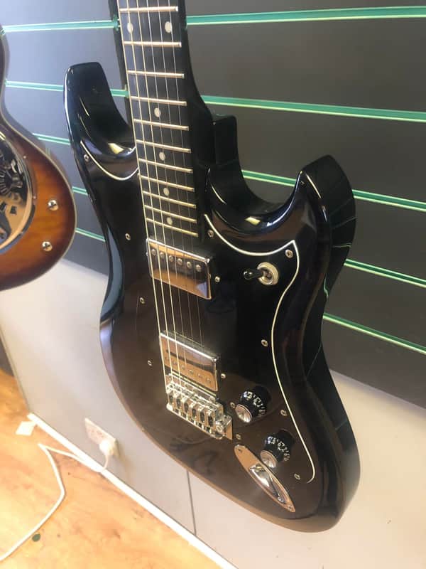 Hagstrom F20T Black Electric Guitar | Reverb