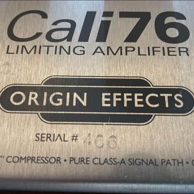 Origin Effects Cali76-TX Limiting Amplifier image 1