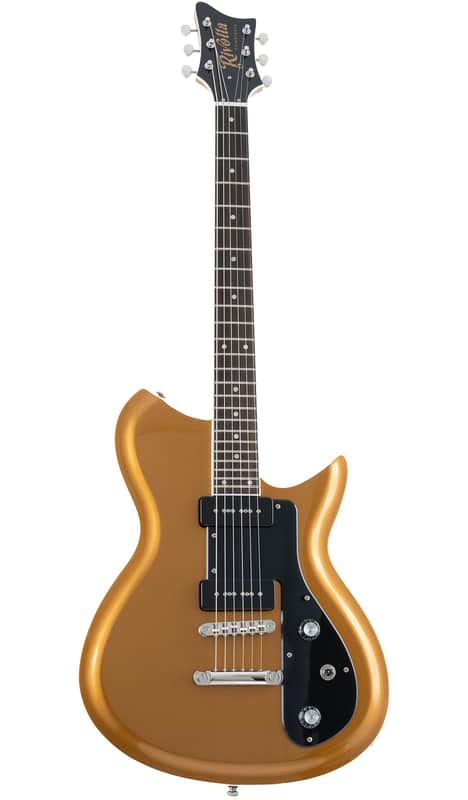 Rivolta Combinata Classico P90 Electric Guitar-Gold Top image 1
