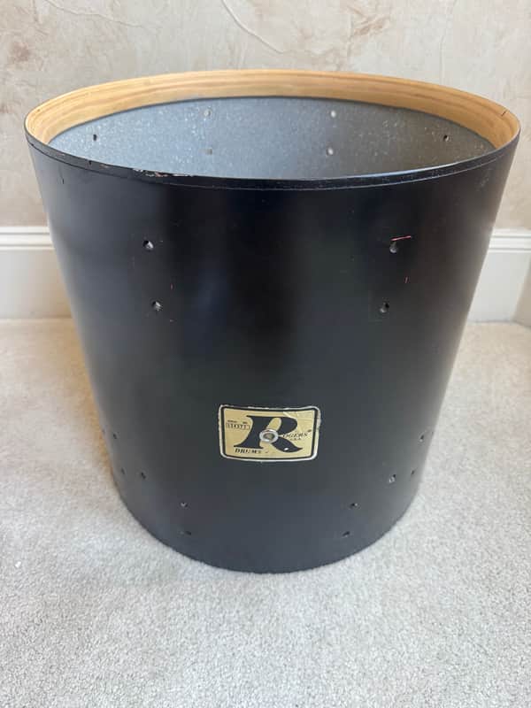 Rogers Vintage Floor Tom Drum Shell Project 16” x 16” 70s image 1