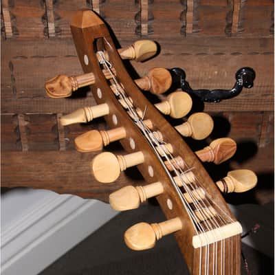Mid-East OUDWN-1 Arabic Oud w/Gig Bag & Owner's Guide - Walnut - Blemished* image 3