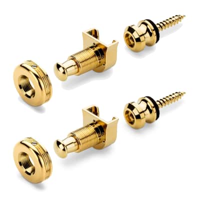 Schaller S Locks Guitar Strap Locks in Gold image 1