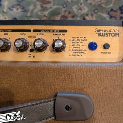 Kustom Sienna35 30W Acoustic Combo Amp 1 x 10" Speaker, with Footswitch - Used image 5