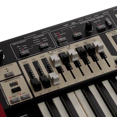 Nord Organ 3 120-Key Stage Organ Keyboard, Red image 3