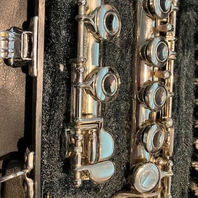 Yamaha YFL-225 Flute 2000s - Silver image 4
