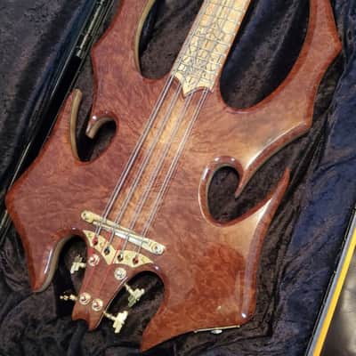 RockHewer Custom Arachnophilia 8 2017 Red Malleé Burl Gloss image 3