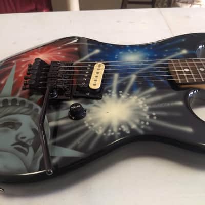Kramer Baretta 1986 Kline Graphics Lady Liberty image 4