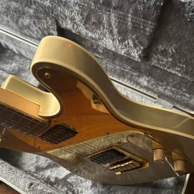 VIDEO! Squier John 5 Signature J5 Telecaster - (US customers, tax included in shipping cost) Frost Gold with hard case image 9