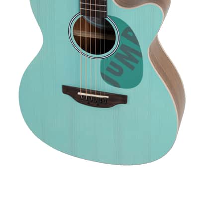 Ovation Applause Jump OM Cutway Electric Celeste (AEO-69-T) image 12