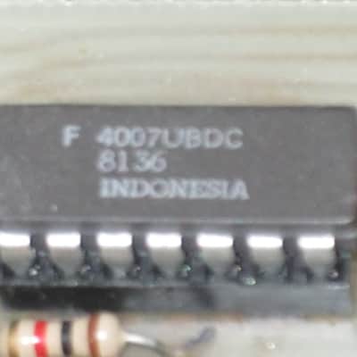 for parts / for repair DOD circuit board with parts on it for 575-A Flanger (Analog Flanger) NO casing, NO bottom plate, NO controls, NO switch, NO knobs, NO jacks, NO wires, NO screws (early to mid 1980s) image 18